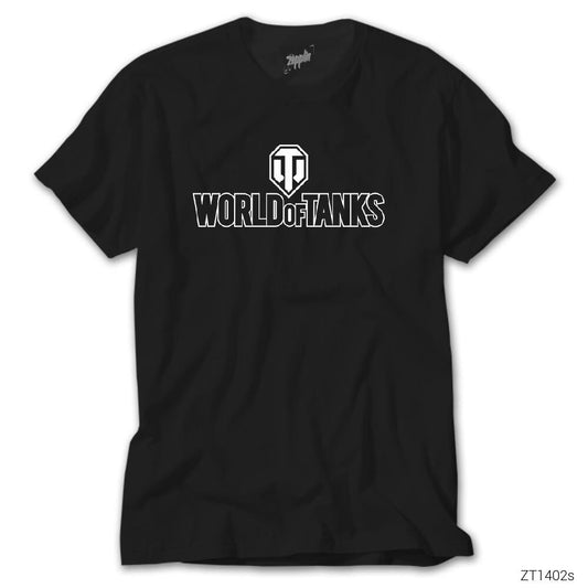 World of Tanks Logo 2 Siyah Tişört