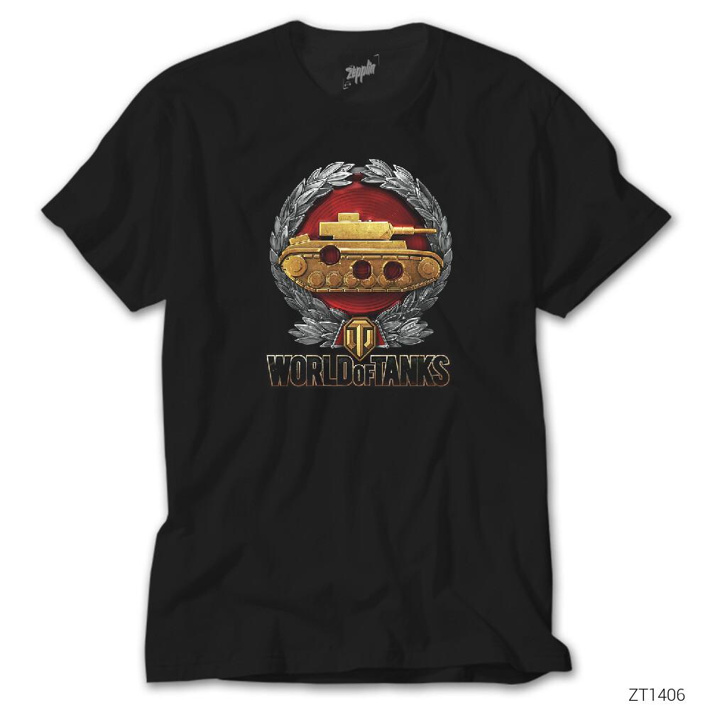 CrowsGate World of Tanks Wolf Among Sheep Siyah Tişört