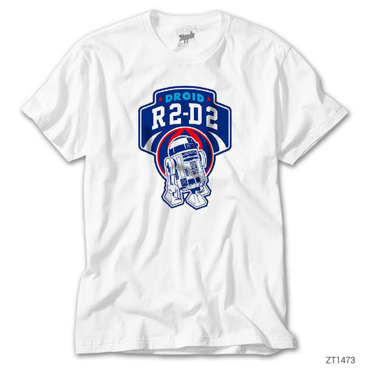 Star Wars Droid R2D2 Beyaz Tişört