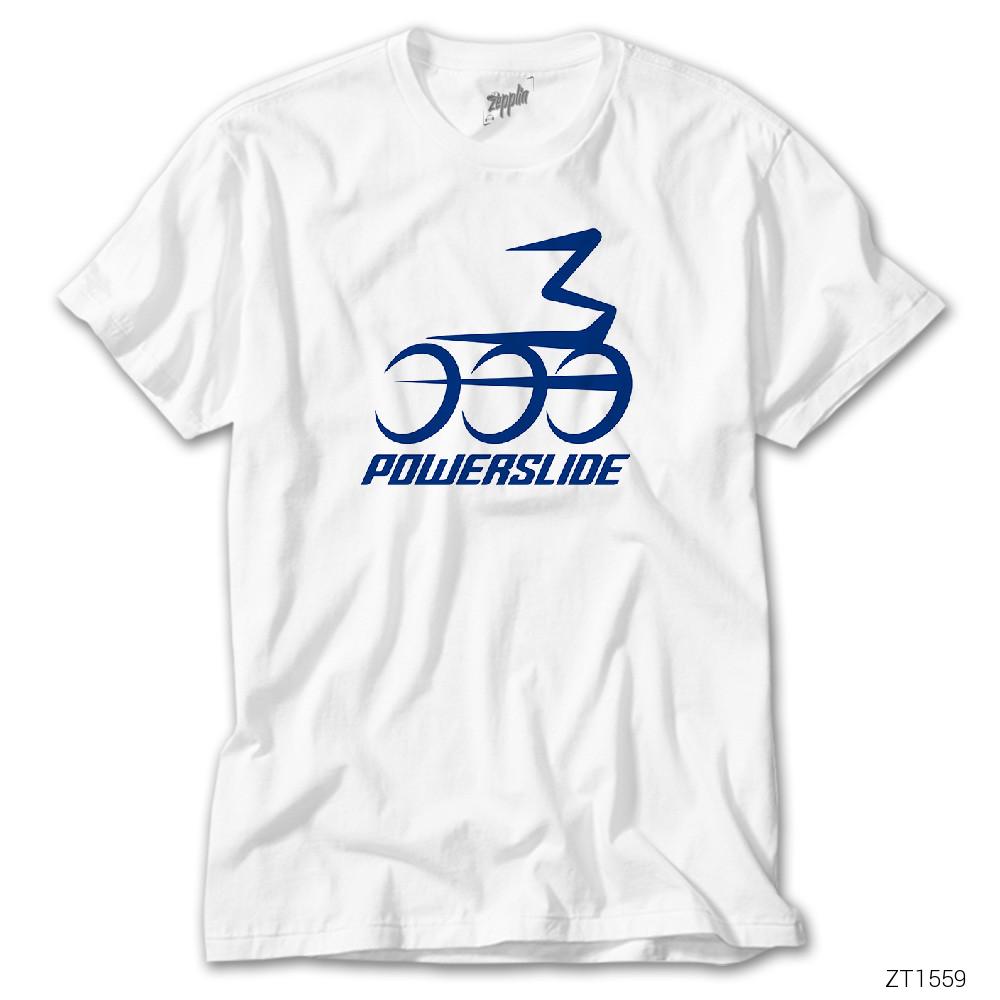 Powerslide Sprint Logo Beyaz Tişört
