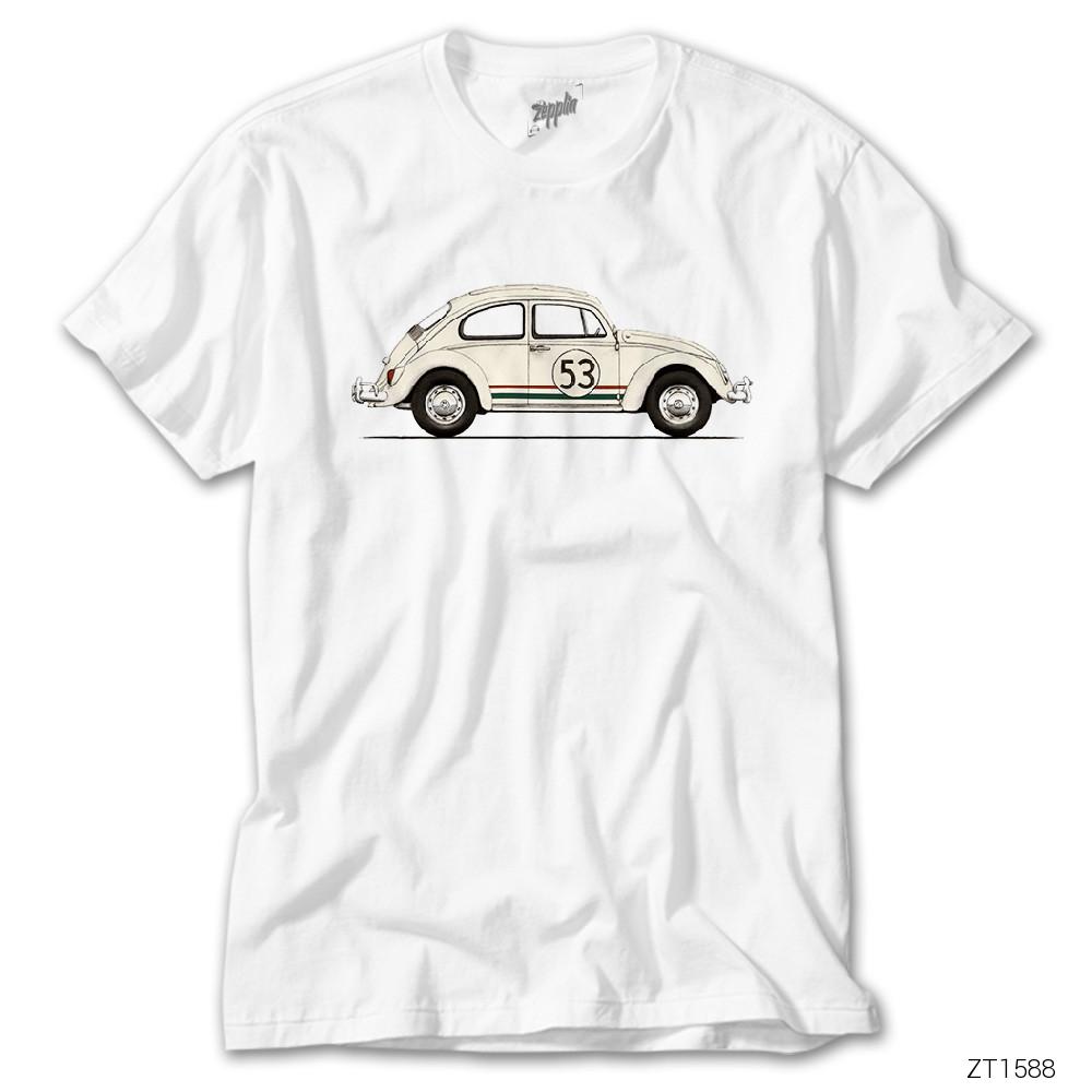 CrowsGate Volkswagen The Beetle 53 Beyaz Tişört