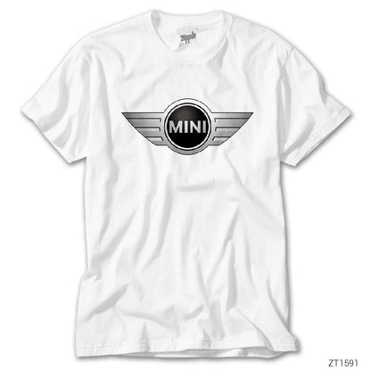 Mini Cooper Logo Beyaz Tişört