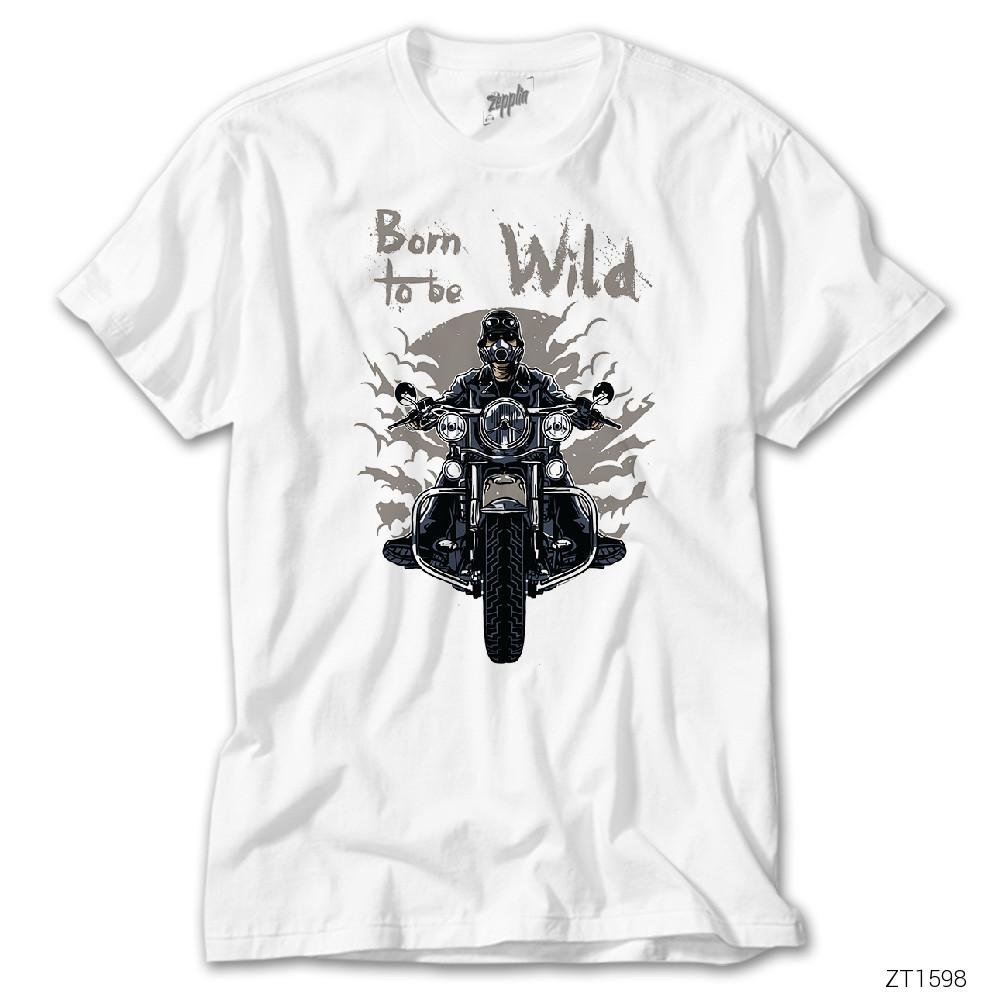 CrowsGate Riders Born To Be Wild Beyaz Tişört