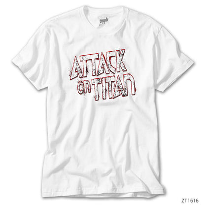 Attack on Titan Beyaz Tişört