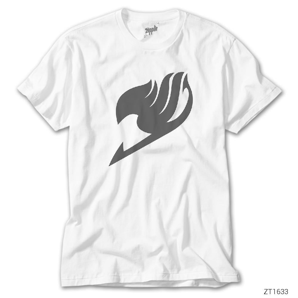 Fairy Tail Logo Beyaz Tişört