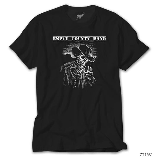 Empty Count Band Siyah Tişört