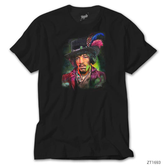 Jimi Hendrix Siyah Tişört