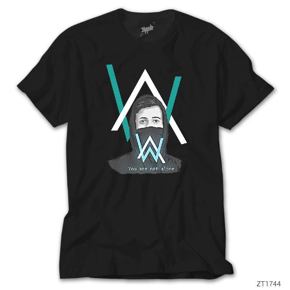 Alan Walker You are Not Alone Siyah Tişört