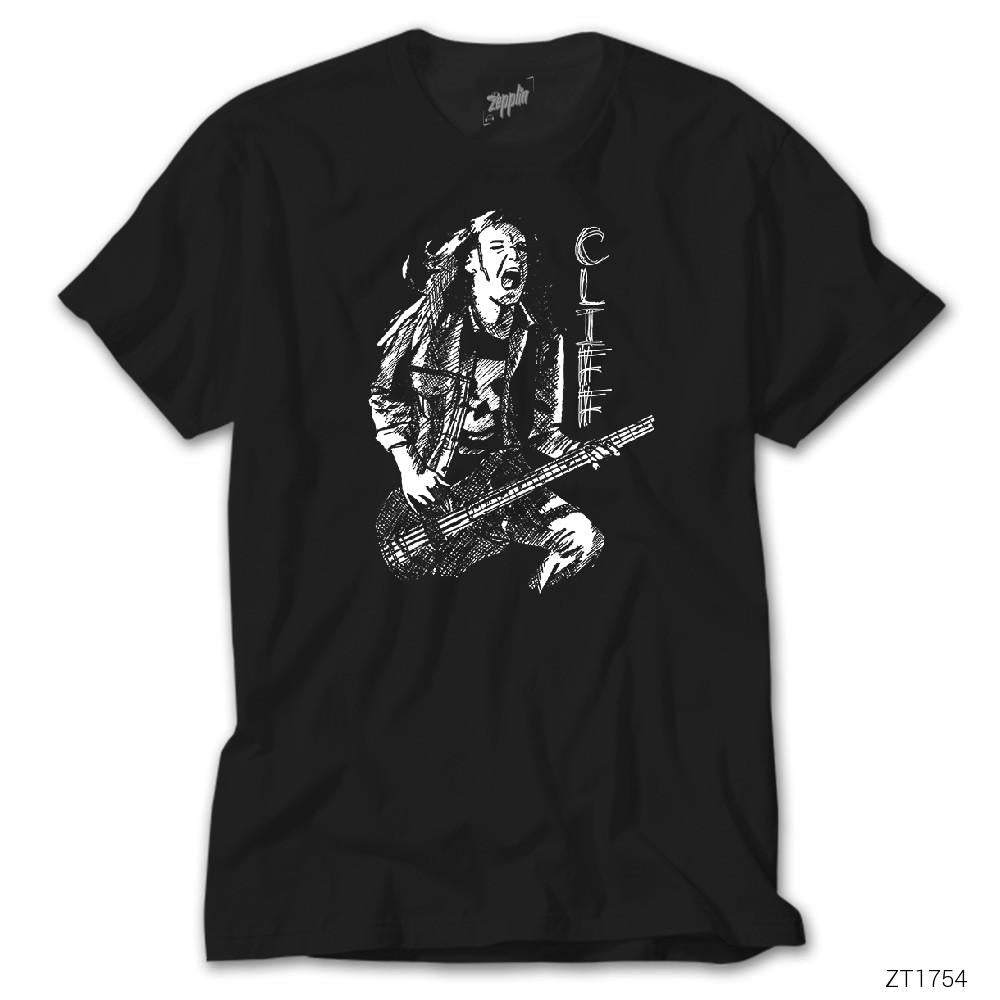Cliff Burton Skecthy Siyah Tişört