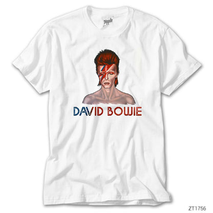 David Bowie Beyaz Tişört