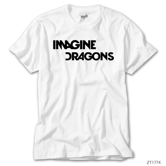Imagine Dragons Logo Beyaz Tişört