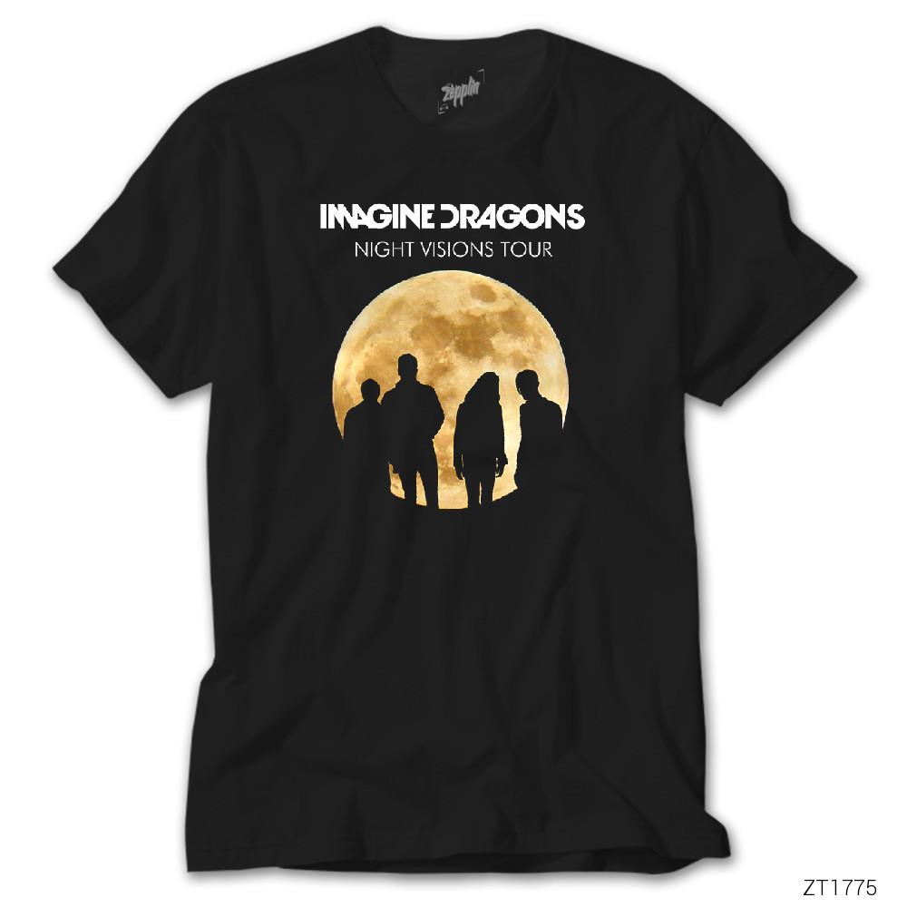 Imagine Dragons Night Vision Siyah Tişört
