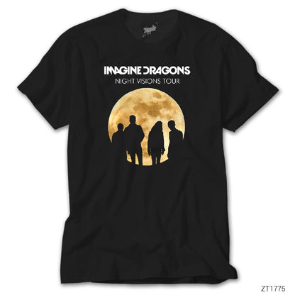 Imagine Dragons Night Vision Siyah Tişört