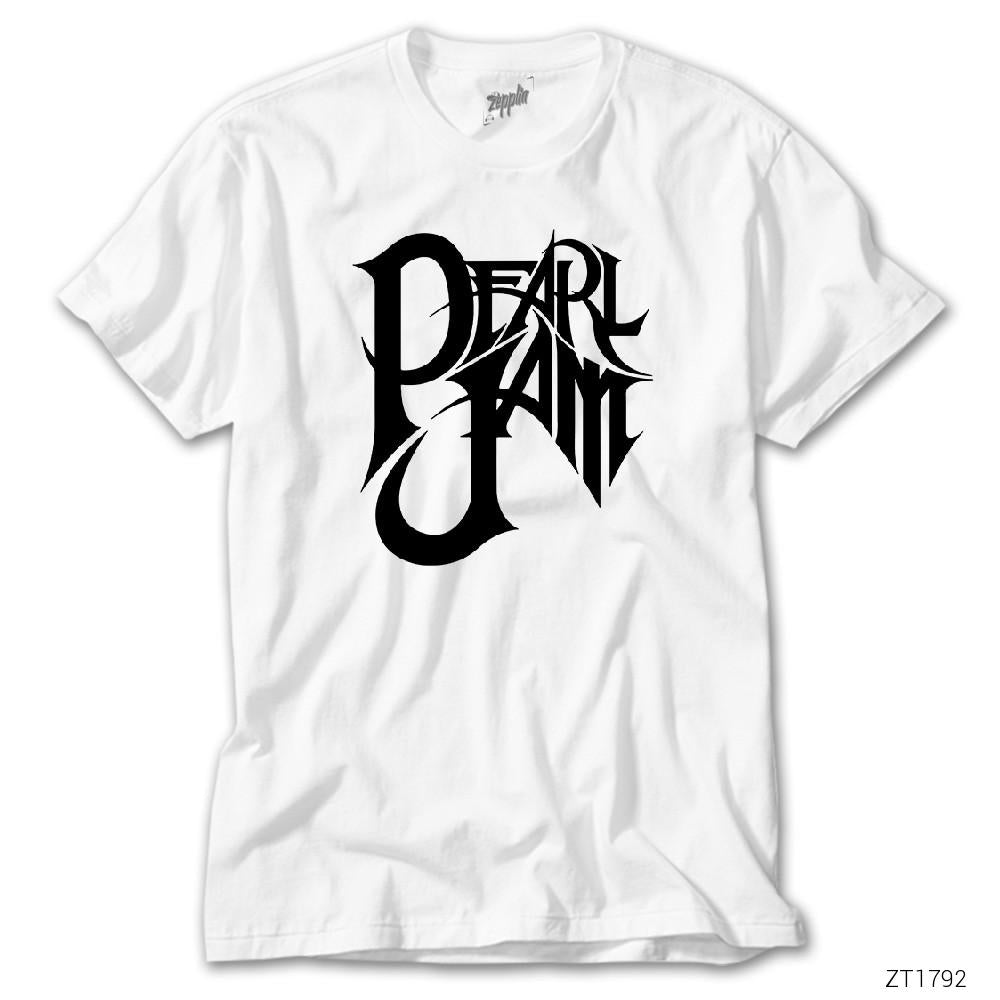 CrowsGate Pearl Jam Retro Beyaz Tişört