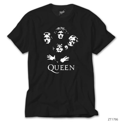 Queen Group Siyah Tişört