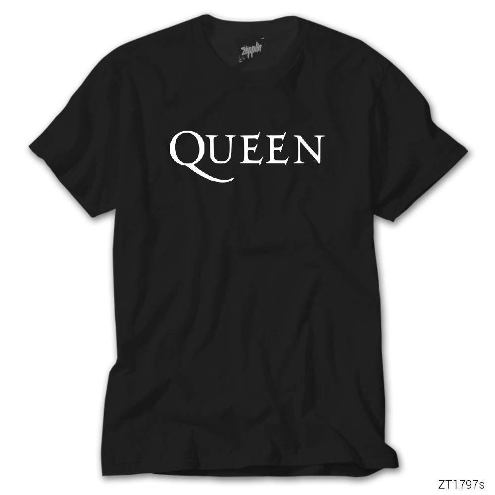 Queen Logo Siyah Tişört