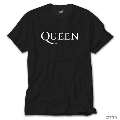 Queen Logo Siyah Tişört