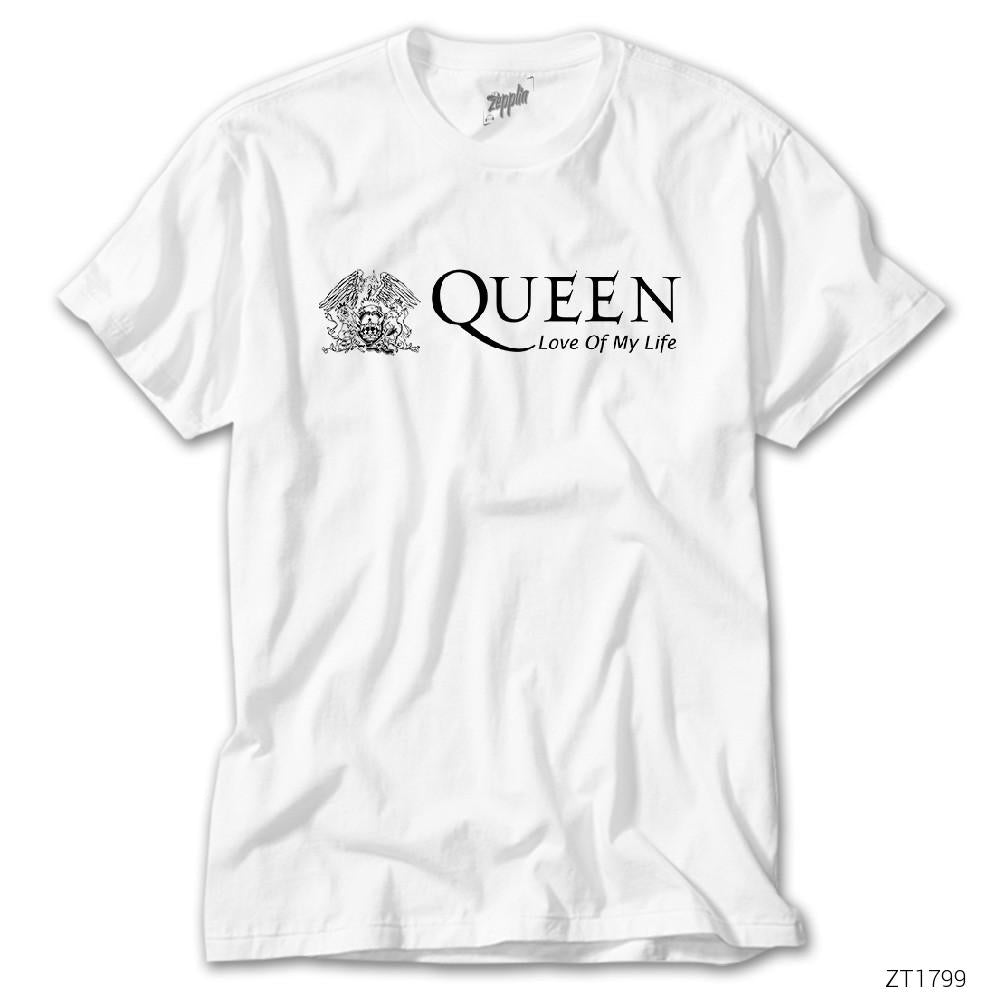 Queen Love Of My Life Beyaz Tişört