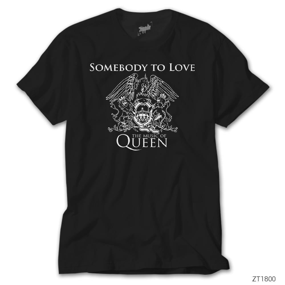 Queen Somebody to Love Siyah Tişört