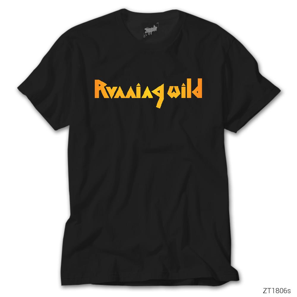 Running Wild Siyah Tişört