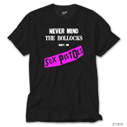 Sex Pistols Never Mind Siyah Tişört