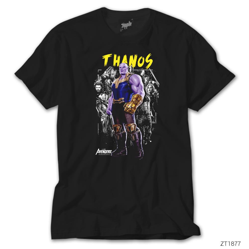 CrowsGate Avengers Thanos Siyah Tişört