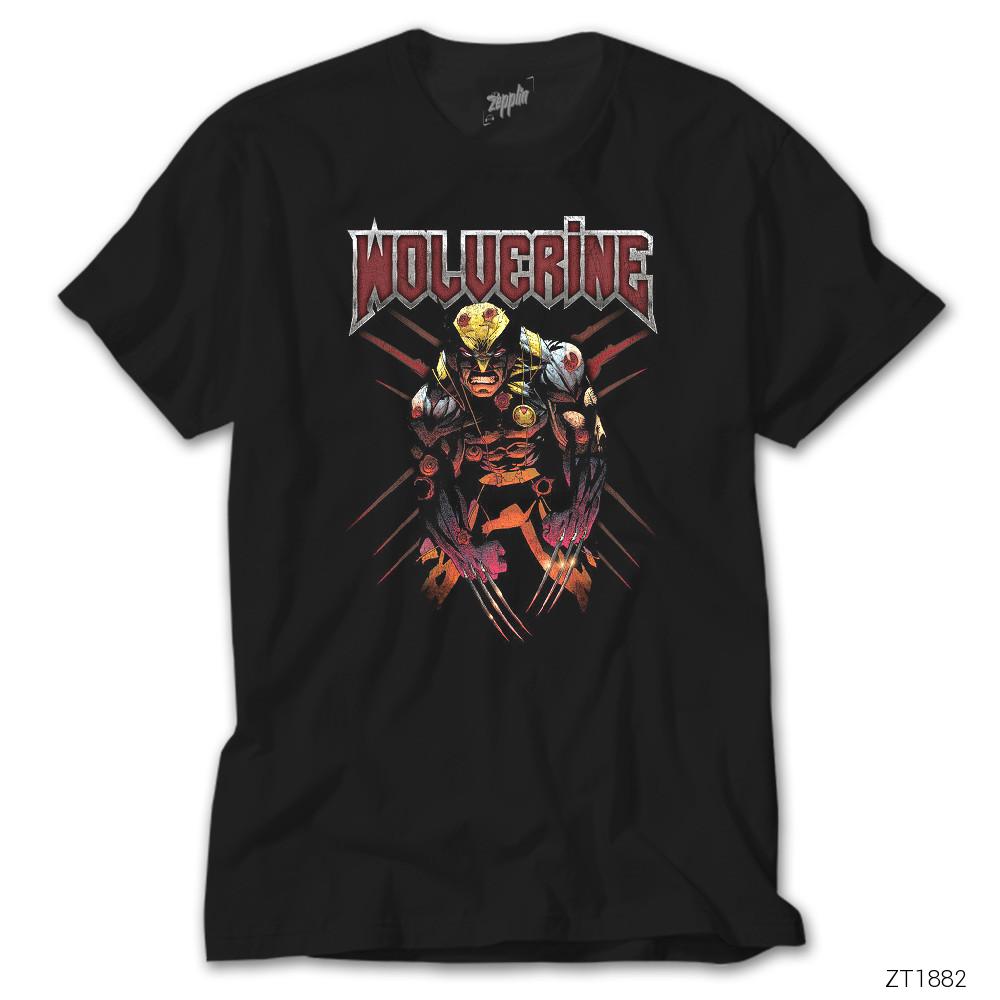 CrowsGate Avengers Wolverine Addicted Siyah Tişört