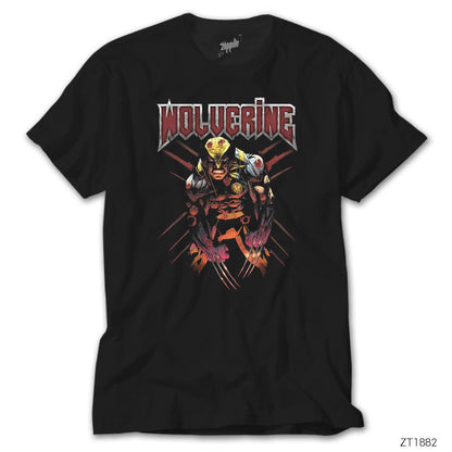 Avengers Wolverine Addicted Siyah Tişört