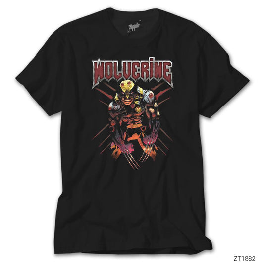 Avengers Wolverine Addicted Siyah Tişört