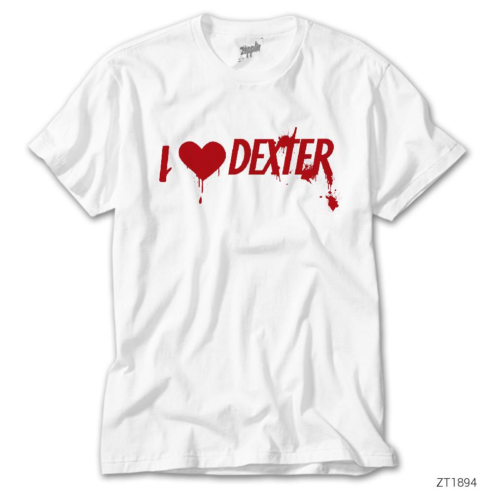 Dexter Love Beyaz Tişört