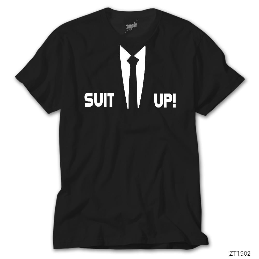 CrowsGate How I Met Your Mother Suit Up Siyah Tişört