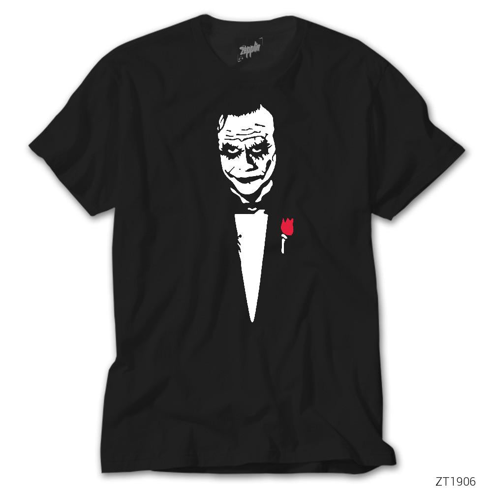 CrowsGate Joker Godfather Siyah Tişört