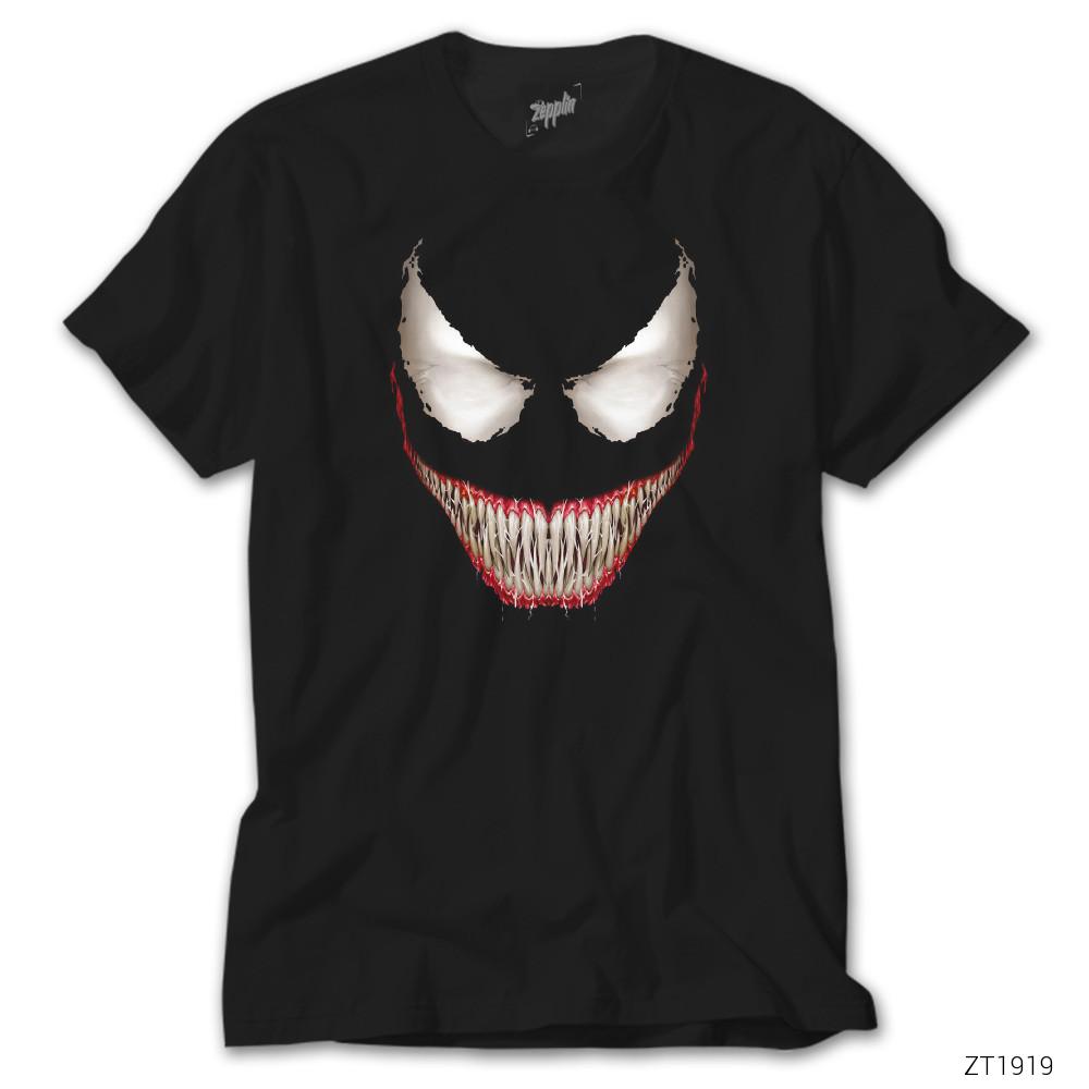 CrowsGate Venom Bad Face Siyah Tişört