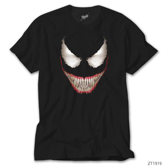Venom Bad Face Siyah Tişört