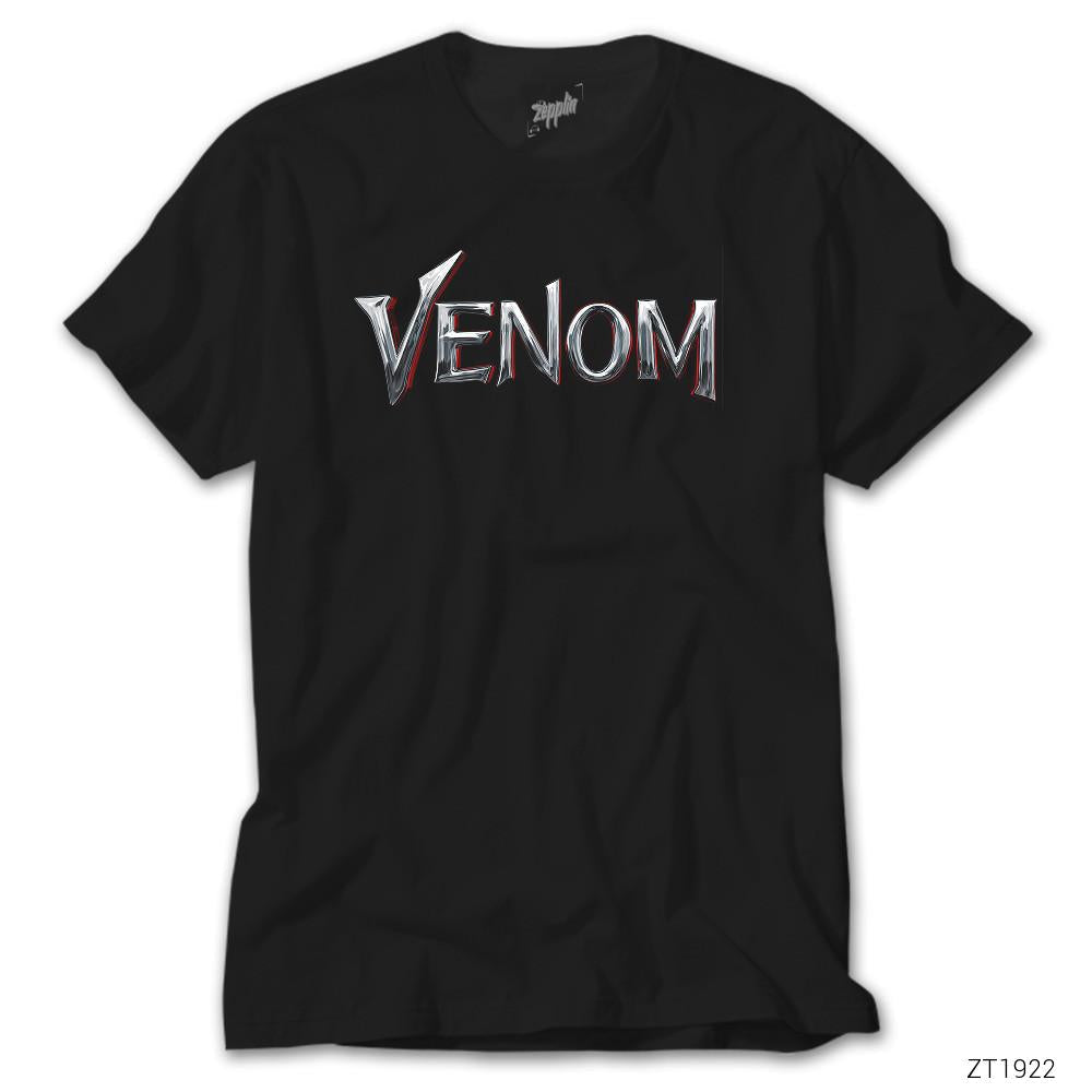 Venom Logo Siyah Tişört