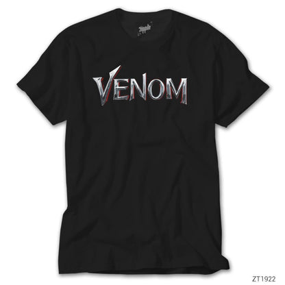 Venom Logo Siyah Tişört