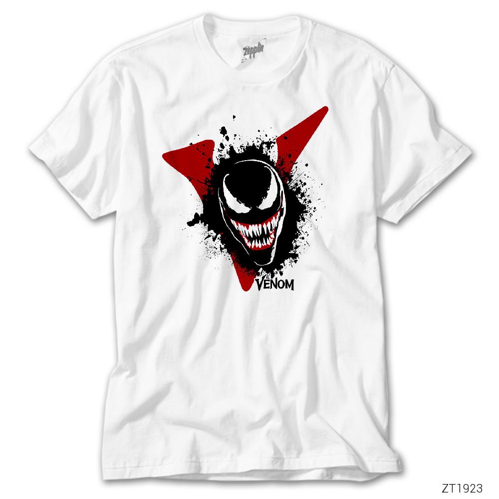Venom Splash Beyaz Tişört