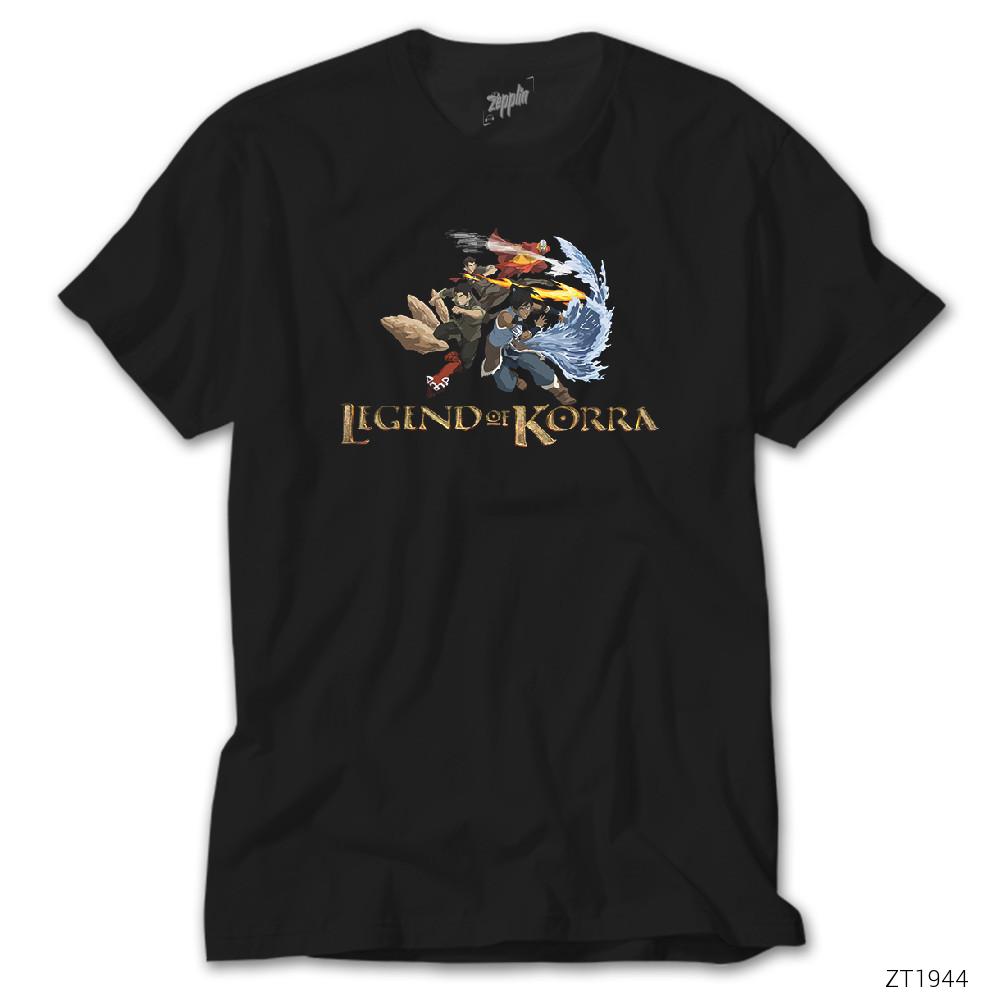 CrowsGate Avatar Legend of Korra Siyah Tişört