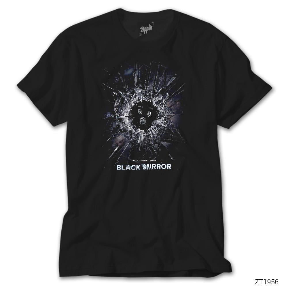 CrowsGate Black Mirror Cover Siyah Tişört