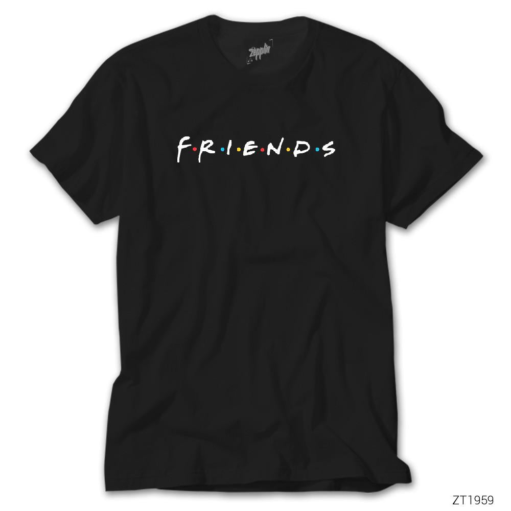CrowsGate Friends Logo Siyah Tişört
