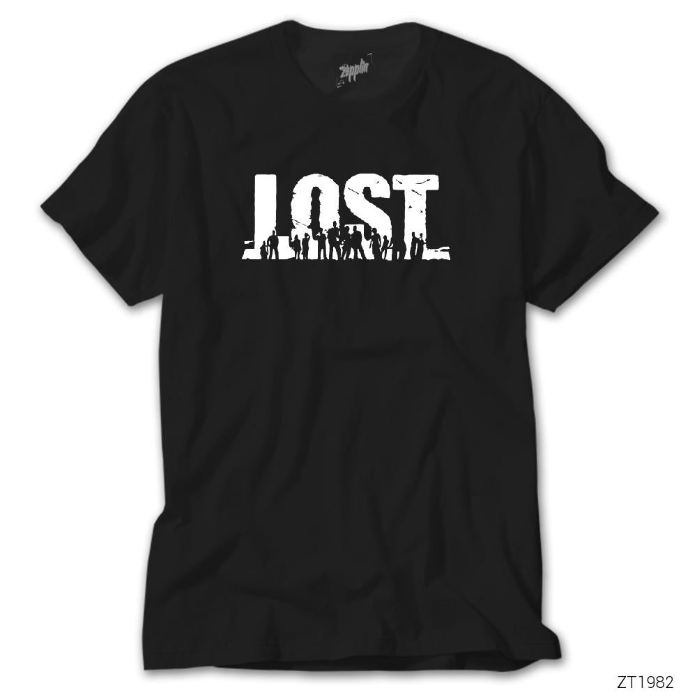 Lost Siyah Tişört