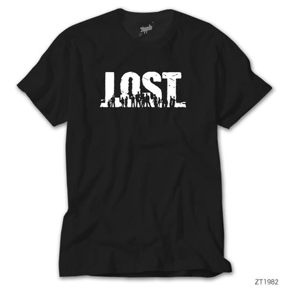 Lost Siyah Tişört
