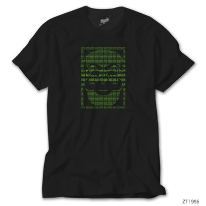 Mr Robot Fsociety Binary Siyah Tişört