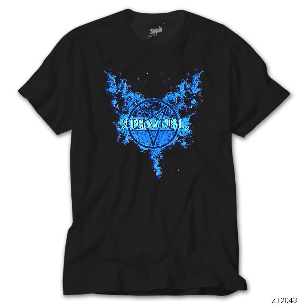 Supernatural Paradise Wings Siyah Tişört
