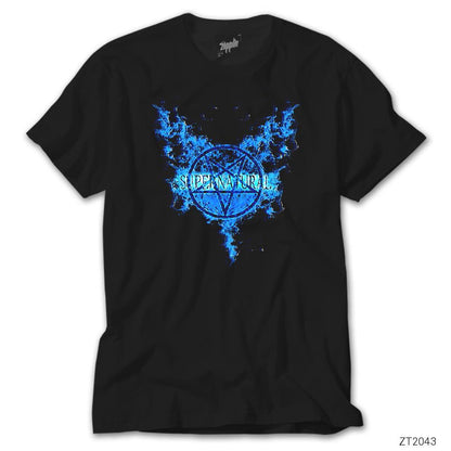 Supernatural Paradise Wings Siyah Tişört
