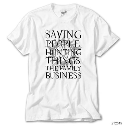 Supernatural Saving People Hunting Beyaz Tişört