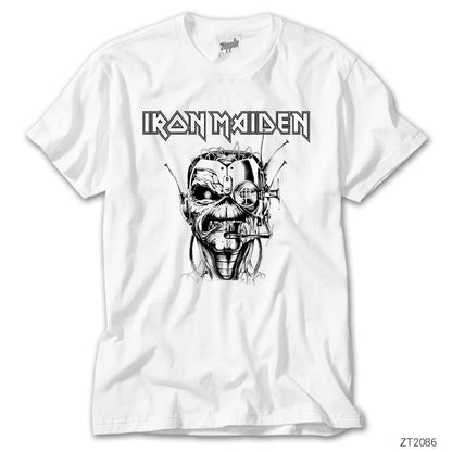 Iron Maiden Soldier Draw Beyaz Tişört