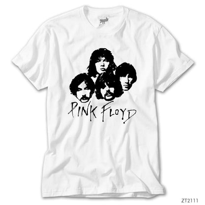 Pink Floyd Group Beyaz Tişört