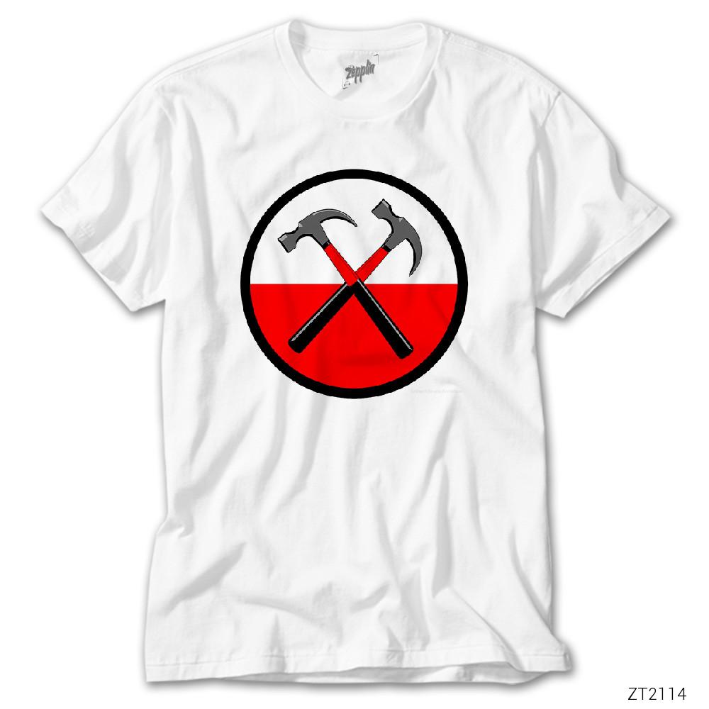 Pink Floyd The Wall Hammer Beyaz Tişört
