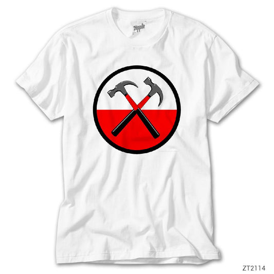 Pink Floyd The Wall Hammer Beyaz Tişört